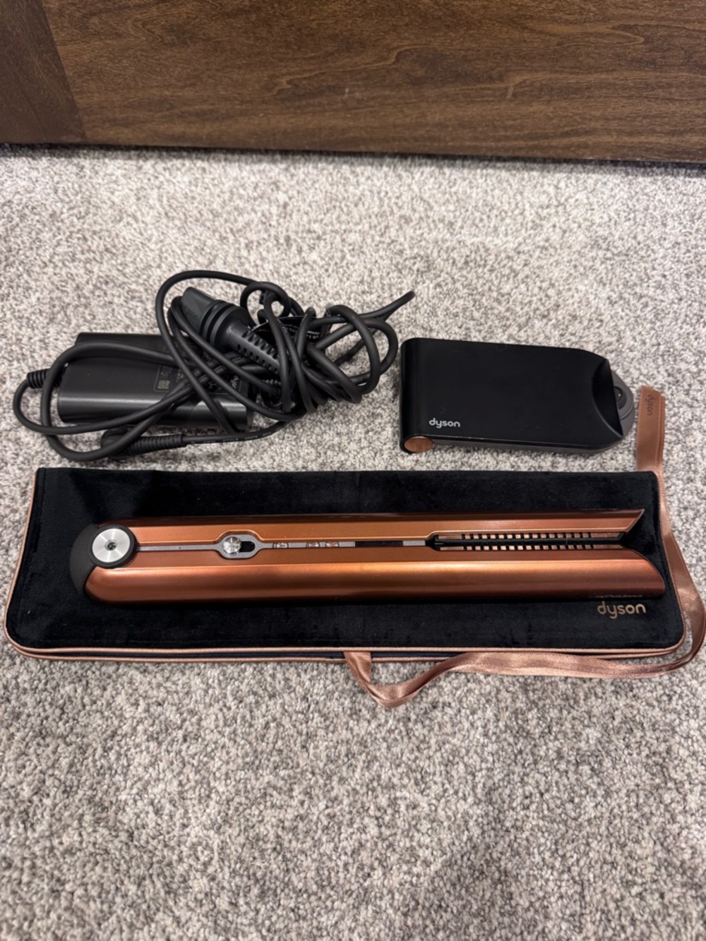 Dyson Corrale Copper & Black Hair Straightener with Case and Charger